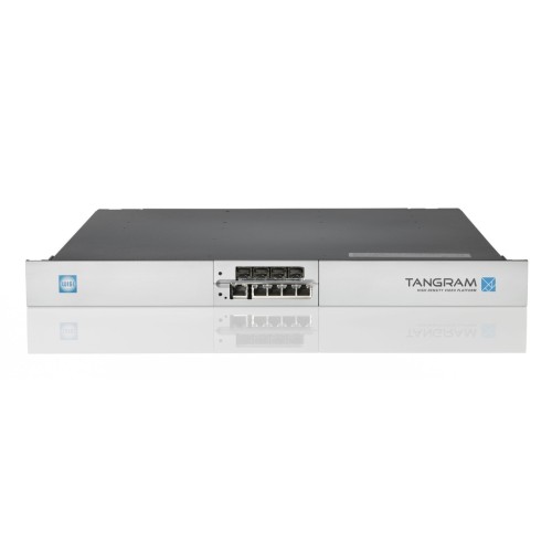 GT-01W TANGRAM Chassis 1RU C/6 Slots Para Sinais RF-TV, Fonte Redundante